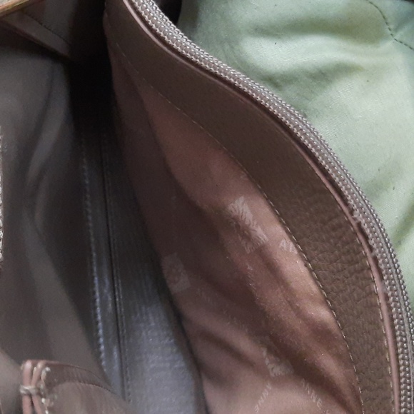 Anne Klein Taupe and Cream Tote Bag - Picture 8 of 9